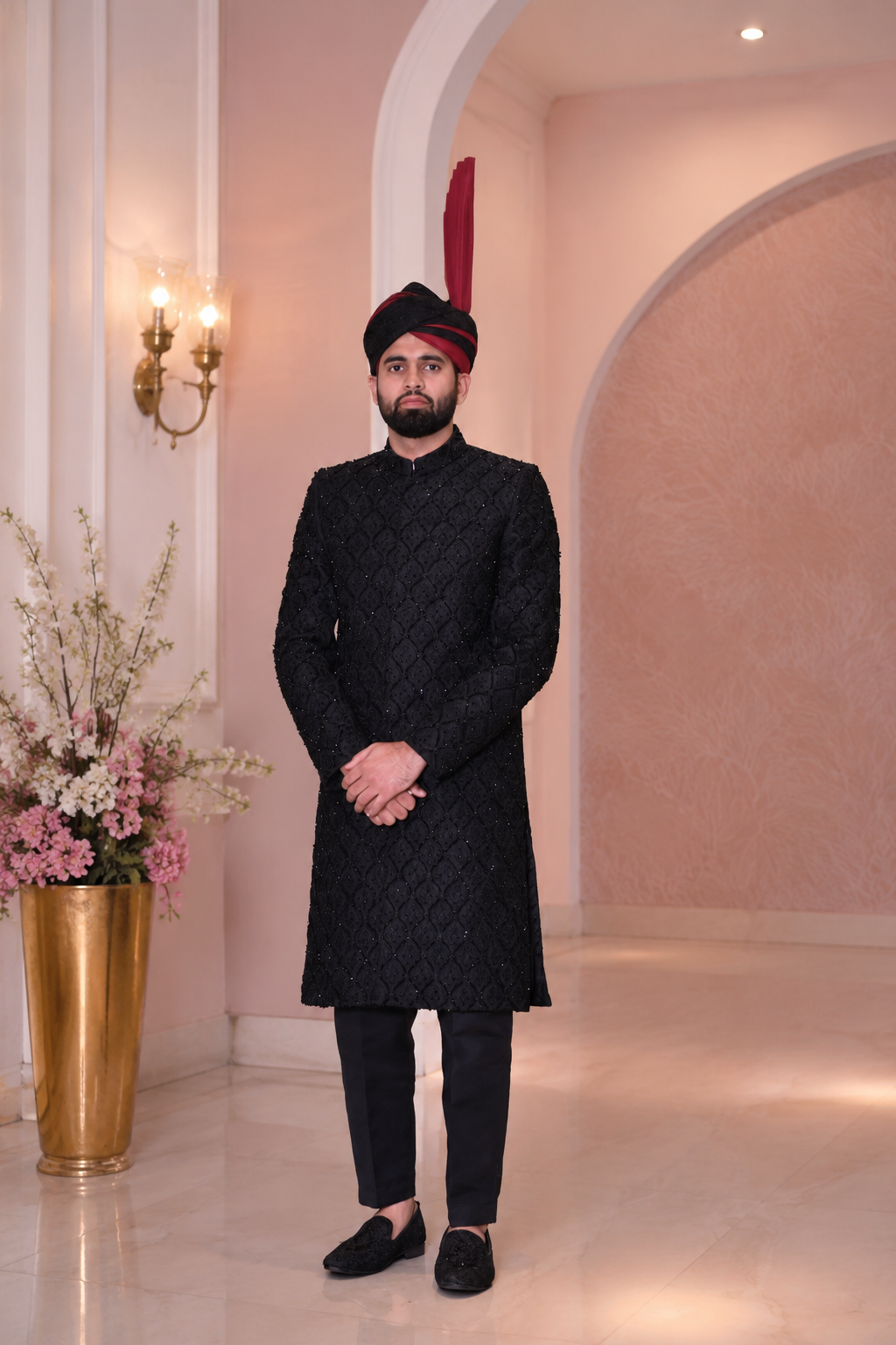 Midnight Regal Sherwani